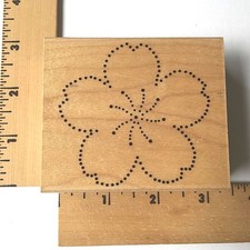 Hero Arts Rubber Stamps - Dot Flower - E5512 - NEW