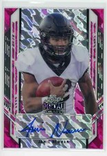 2021 Leaf Metal Draft Pink Marbles Refractor Auto JAMIE NEWMAN #d 4/25