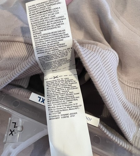 Old Navy Women's XL Joggers Ankle Dynamic Fleece Beige - A0120 - Picture 10 of 12