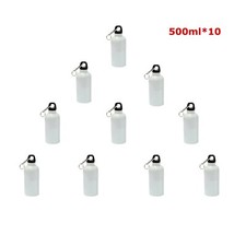 10pcs 500ml Travel Space Cup Heat Transfer Blank Coated Aluminum Sports Kettle