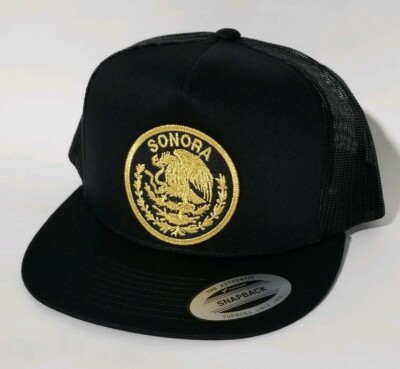 SONORA  MEXICO  HAT MESH TRUCKER BLACK  ADJUSTABLE  NEW