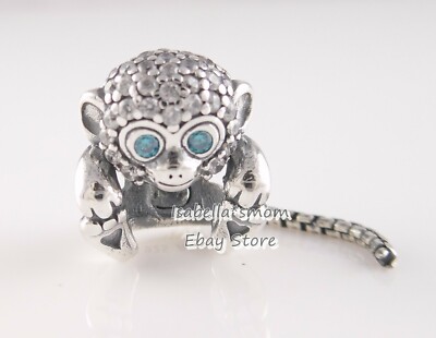 Funkelnde Affe Authentisch PANDORA Dschungel Charm 798054CZ Neu Mit Tasche