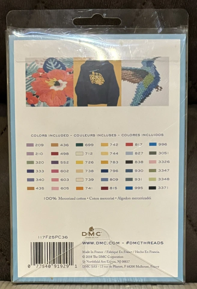 DMC Popular Colors Floss Collector's Edition 36 Skeins See Back For Exact Colors - Image 2 of 2