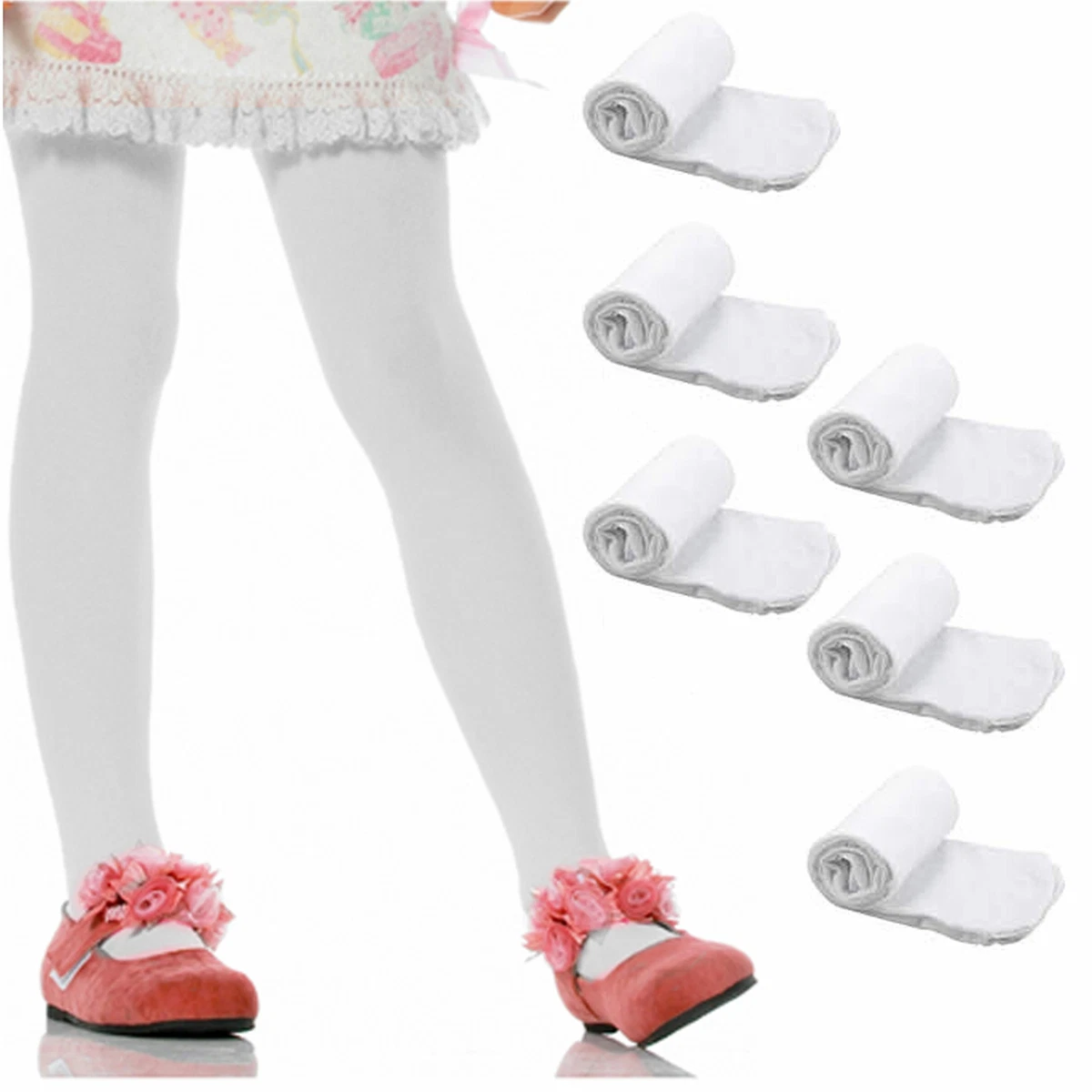 White stockings top for toddlers