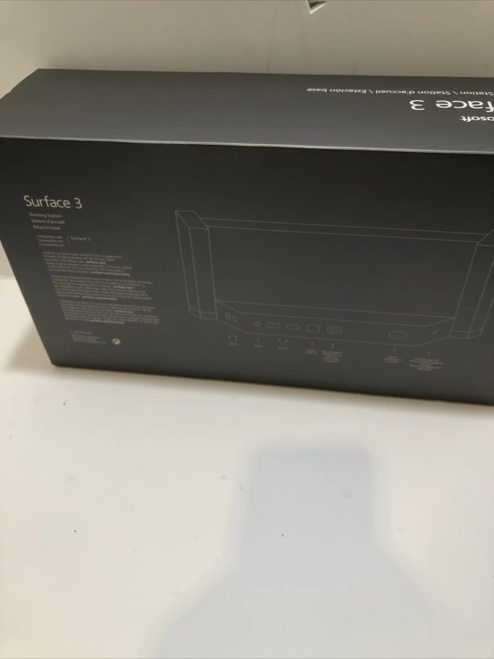 Microsoft Surface 3 Docking Station. Model: 1672 this is not for pro (su) - Image 2 of 4