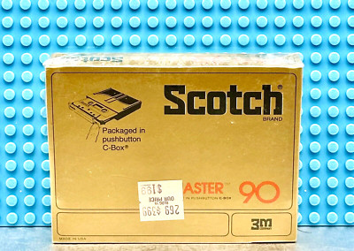 SCOTCH  MASTER     90  C  BOX   TYPE I   BLANK CASSETTE  TAPE (1)  (SEALED)
