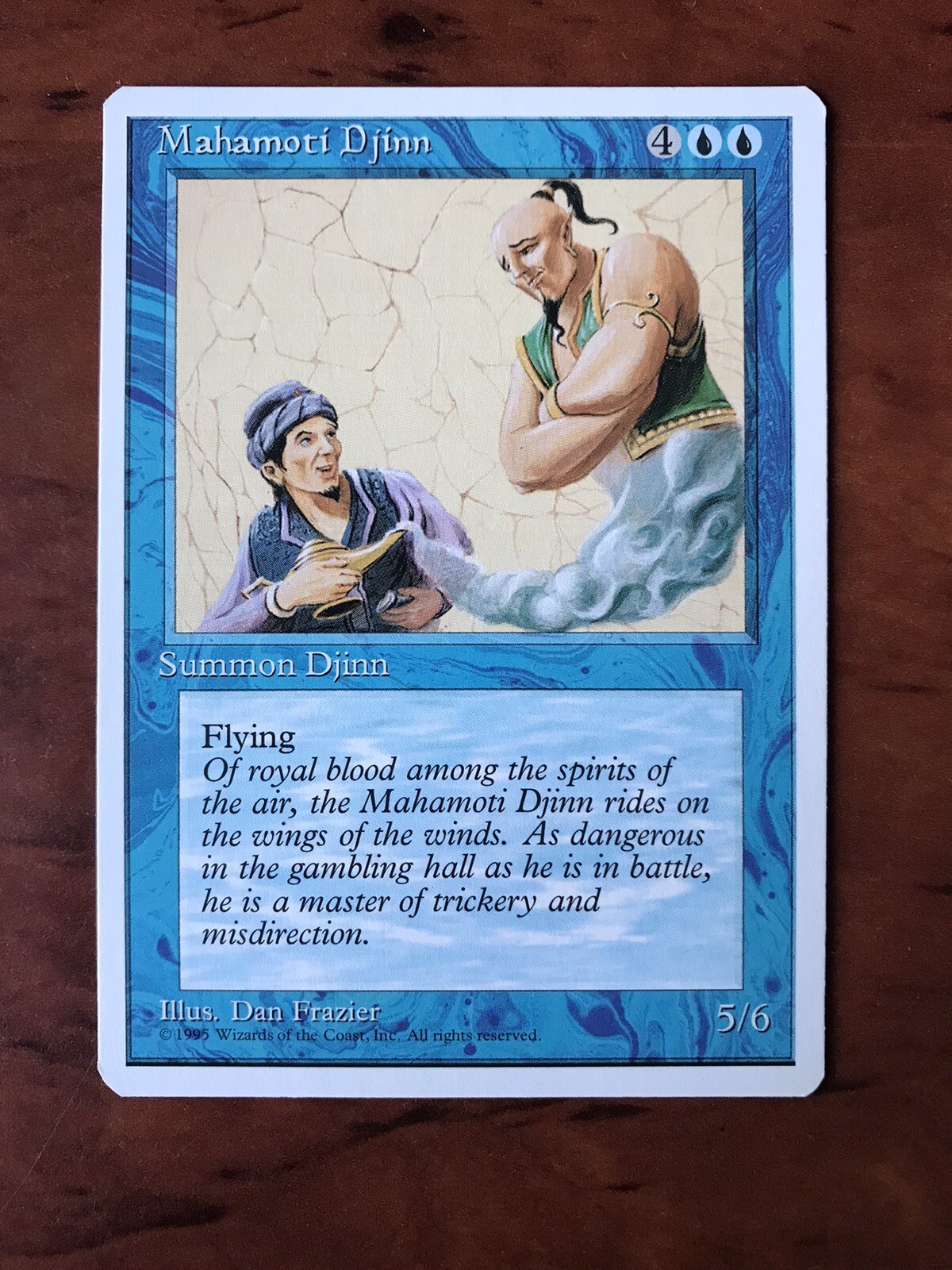 Mahamoti Djinn MTG Magic the Gathering Card NM Near Mint Fourth 4th Edition