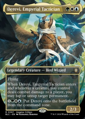 1x - Derevi, Empyrial Tactician - (borderless) - CMR: Bloomburrow - NM MTG