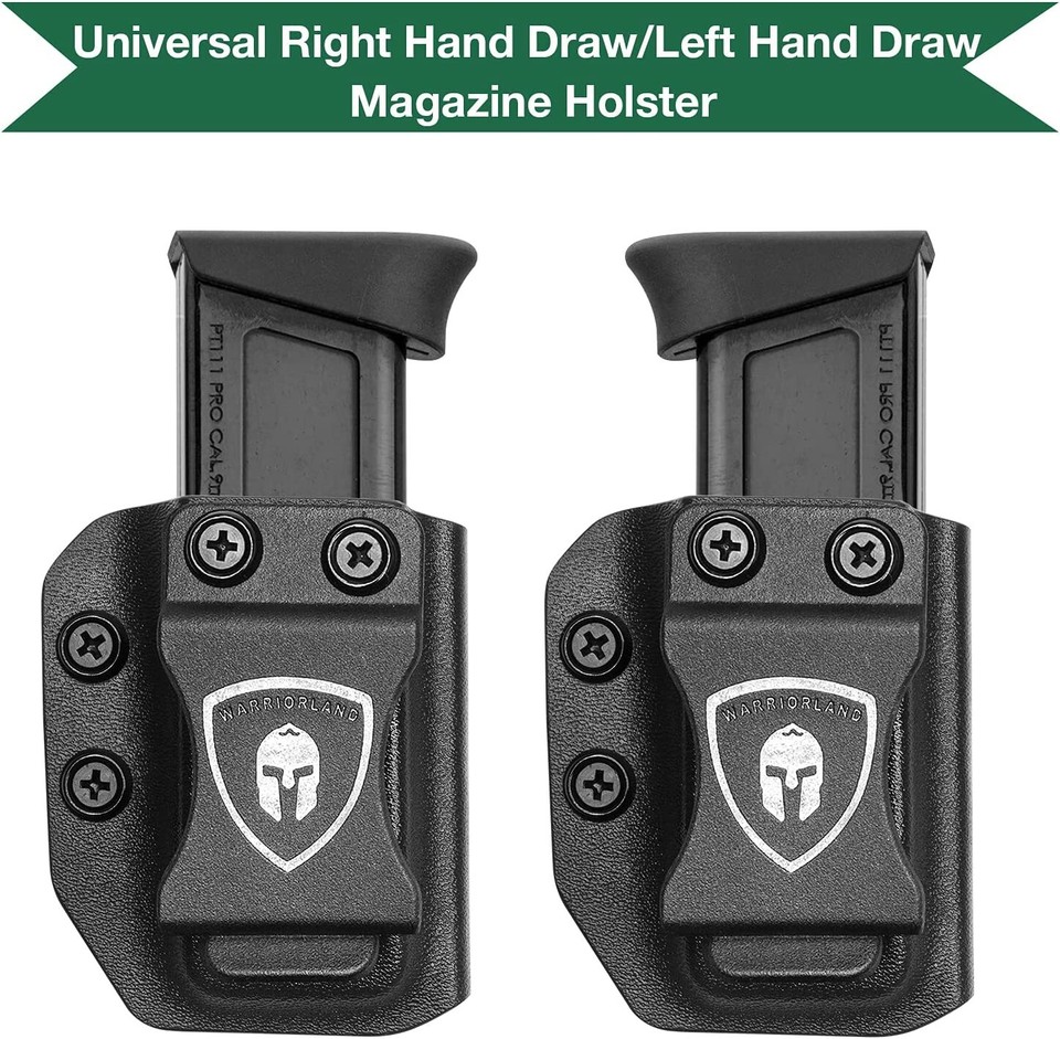Universal Kydex Concealment Holster — Fits Taurus, Sig, Hellcat, CZ & More (Double Stack Mags)