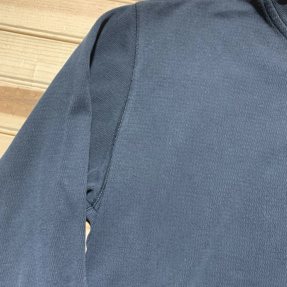 Camisa Carhartt Cuarto Botón Manga Larga Calce Relajado - Talla XL Negra Foto 3 de 4