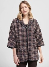 Joseph Ribkoff 213706 Size M Black/Multi Blazer Style Jacket Original price 259