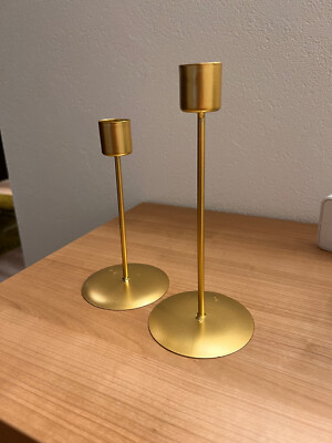 Kerzenständer Gold Set - Sehr guter Zustand z.B. Hochzeitsdeko