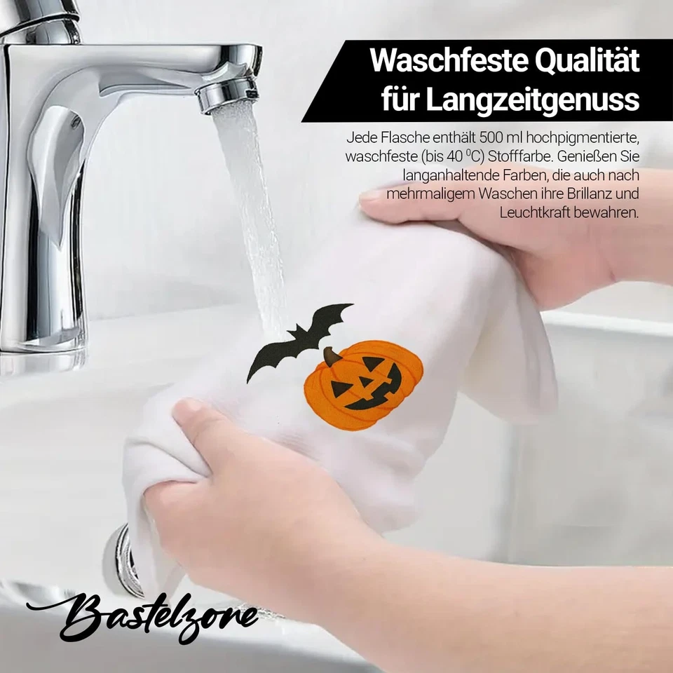 Stofffarbe 500ml. Waschfeste Textilfarbe. Textilmalfarbe, Stoffmalerei - Bild 2 von 3