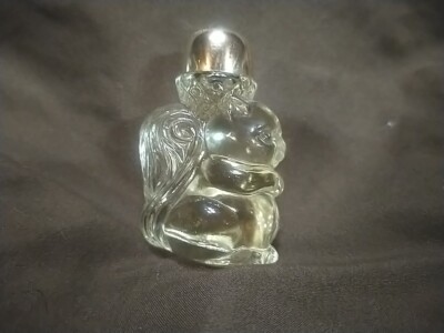 Avon AUTUMN SCURRY SQUIRREL Vintage Miniature Decanter Moonwind Colgne ~ Full