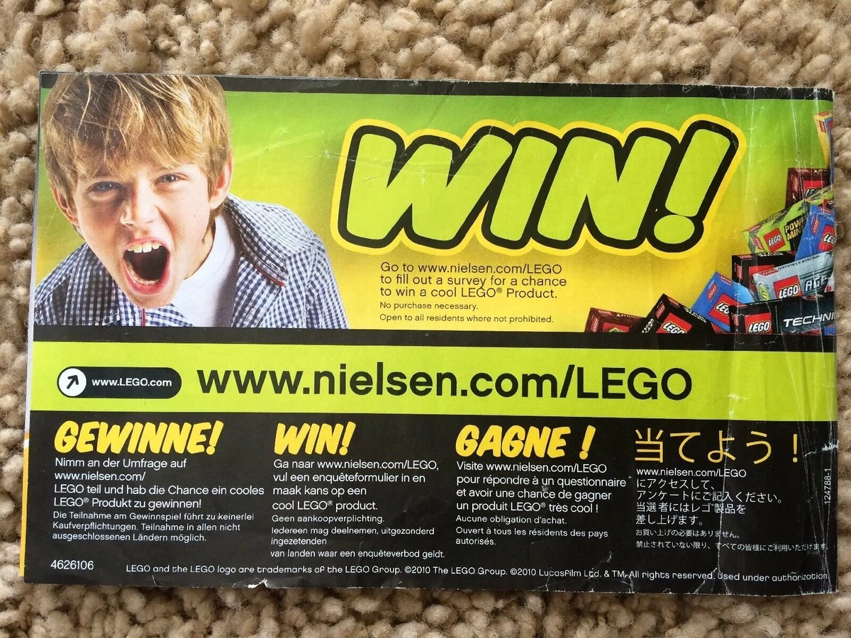 Lego 8863 World Racers Blizzard Peak 504pc Set & Manual Minifig