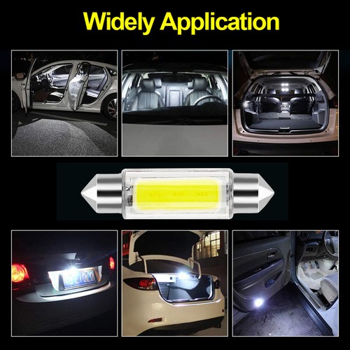 10Pcs 12V Auto White C5W C10W LED Bulb Canbus Festoon Led Car Interior