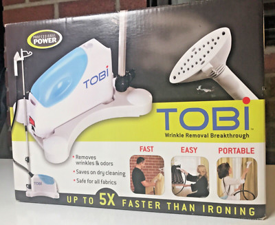 Tobi Steamer Wrinkle Removing Machine Upright & Portable 5X Faster Than Ironing.