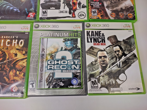 Xbox 360 FPS Shooter 12 Game Lot Halo, Bioshock, Kane and Lynch, tested - Picture 2 of 18
