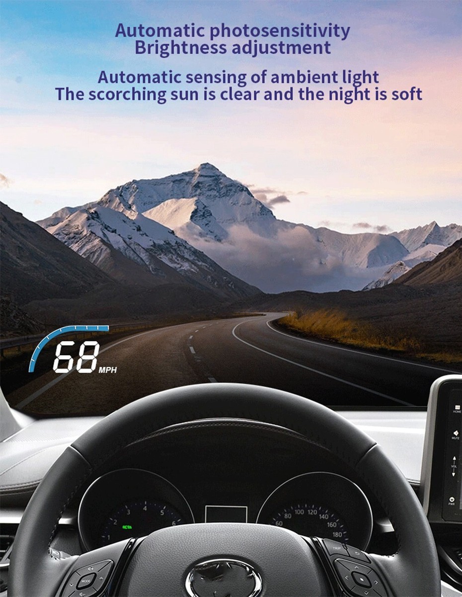 Car HUD Alarm Projector Head Up Display for Toyota C-HR CHR AX10