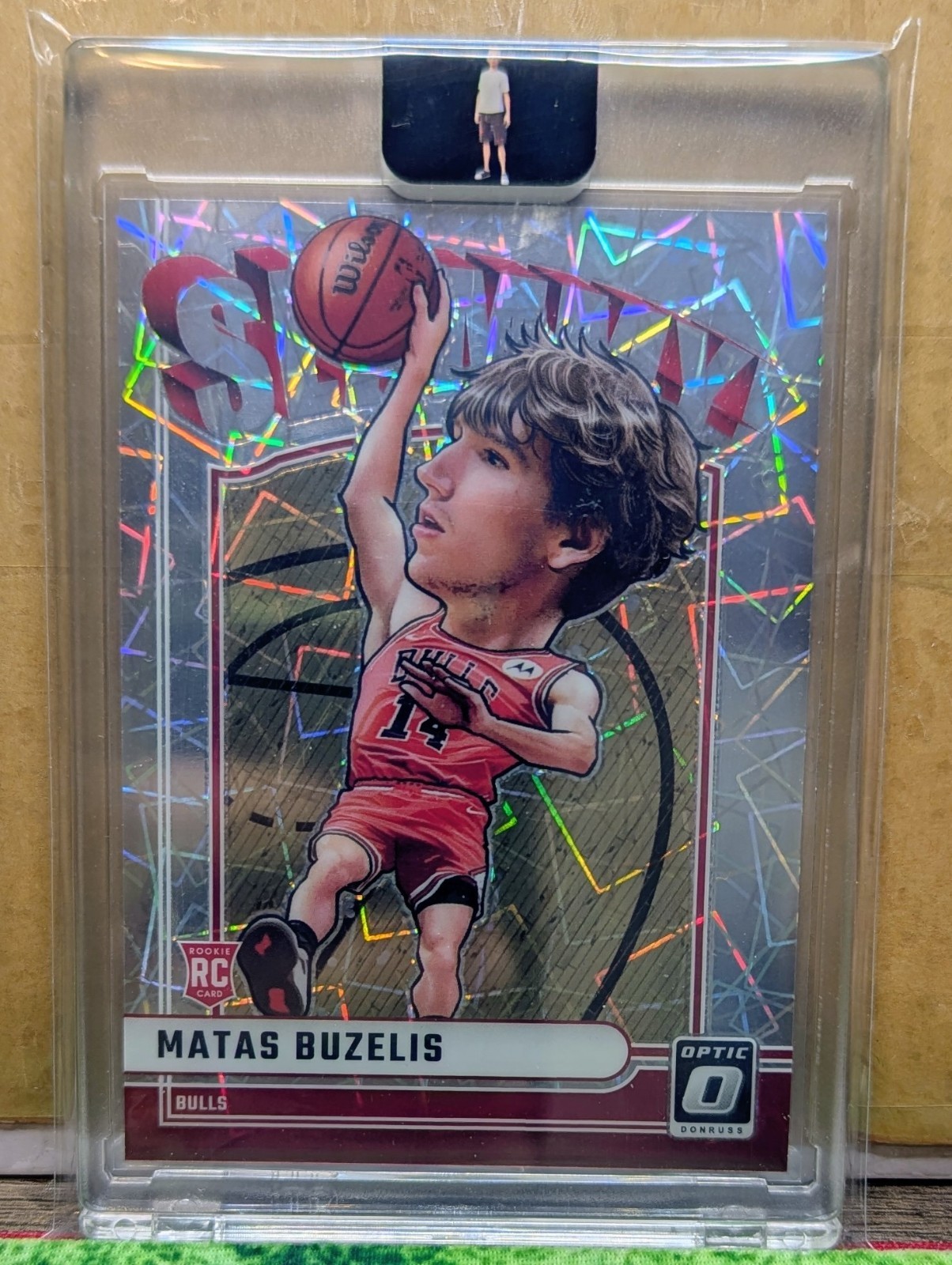 2024-25 Panini Donruss Optic Slammy Matas Buzelis Chicago Bulls Rookie RC #17