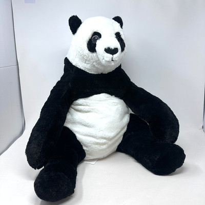 Ikea Djungelskog Panda Plush Stuffed Animal Black White Cute Teddy Bear Doll 16''