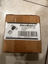 DecoBasics 10 Pack 1/2" Overlay Soft Close Cabinet Hinges