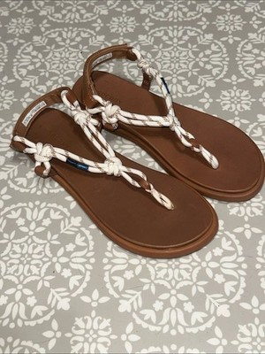 Sperry Isla Sandals with White Rope Accent