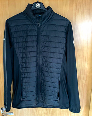 JAKO Hybrid Jacke Schwarz EU L mit Reißverschluss & Reißverschluss-Taschen
