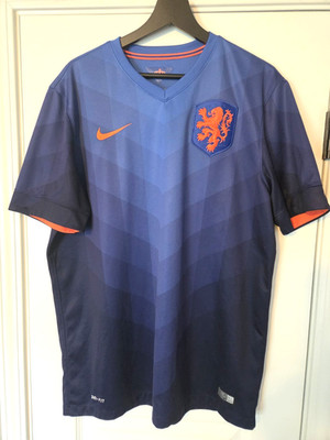 Nike Netherlands Holland 2014 World Cup Jersey Blue 577963-471