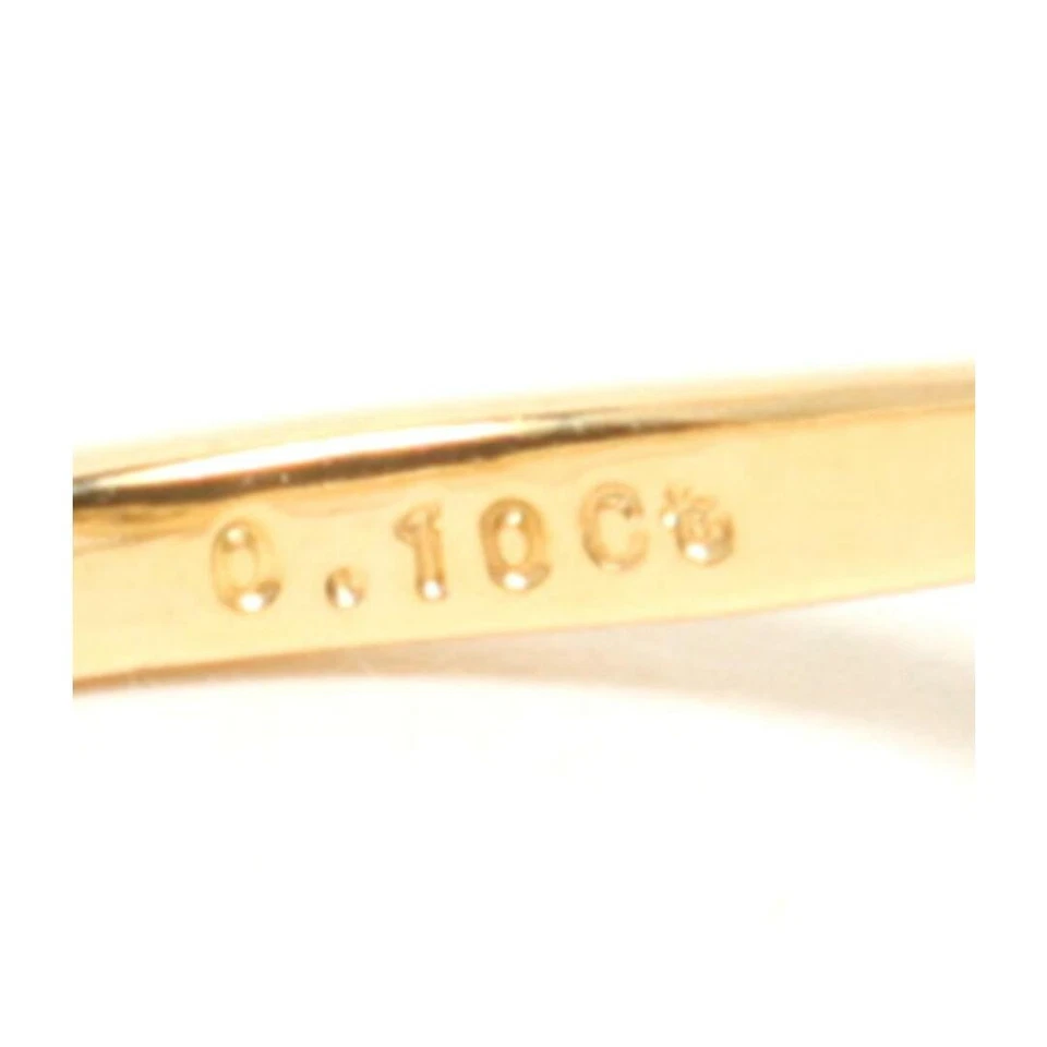 Anillo Mikimoto K18 Diamante 0.10ct Damas Talla 8 Daños Detalles Este es un 9e01ba Foto 4 de 4