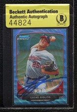 BAS 2013 Bowman Wrapper Redemption Blue Wave Refractor Lucas Giolito #BCP5 3c7