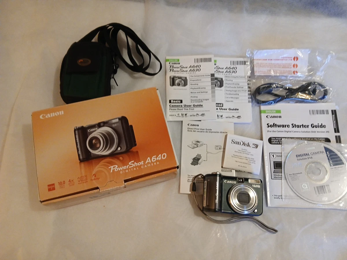 CANON キヤノン　PowerShot A640 デジタルカメラ Amazon.com : Used Canon PowerShot A640 Digital Point & Shoot