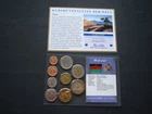 Excellent Malawi coin set in blister pack + certificate! Coins! Original Box! KMS! RARE! RARE