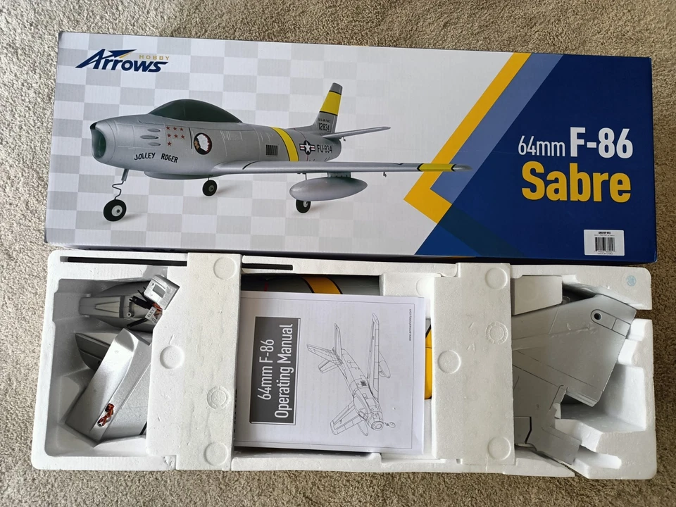 Arrows Hobby F-86 Sabre 64mm BNF. - Image 4 of 4