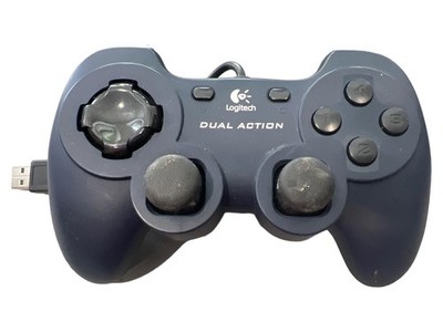 Logitech G-UD8 Dual Action Gaming Controller Gamepad Blau PC