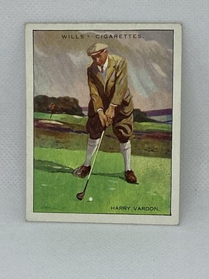 1930 Wills Famous Golfers #22 Harry Vardon