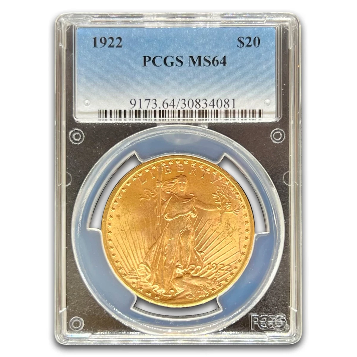 1922 $20 St Gaudens Gold Double Eagle MS-64 PCGS | eBay