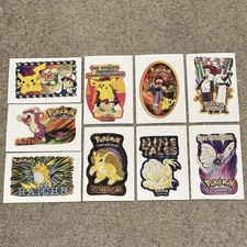 1999 Pokémon Vending Sticker LOT OF 9 - Ash / Pikachu / Raichu / Team Rocket