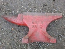 Vintage 25kg Mobile Blacksmiths Farrier Anvil Metalwork Silversmith FREE UK P&P