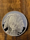 1Troy Ounce 999 Fine Silver Liberty Indian Head Buffalo Coin