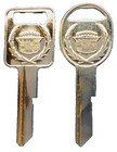 2 Cadillac Logo OEM Gold A&B IGNITION/DOORS/TRUNK Key Blanks Set B48 B49