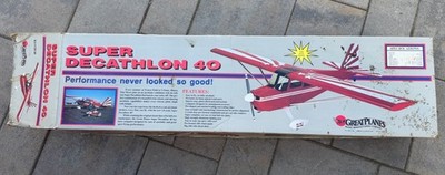 GREAT PLANES SUPER DECATHLON 40, *AS IS, *Read Description | eBay