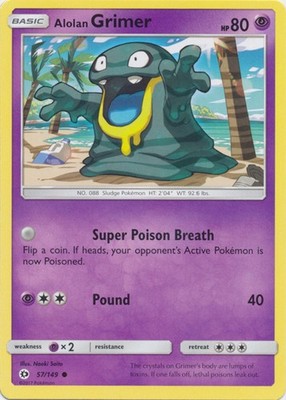 Alolan Grimer - 57/149 - Common - Near Mint