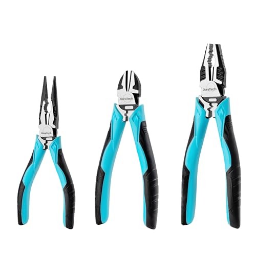Jeu de pinces DURATECH pour réparations de plomberie et projets de bricolage à la maison