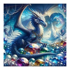 Dragon Diamond Art Kits for Adults, 5D Diamond Painting Kits for Beginners, DIY