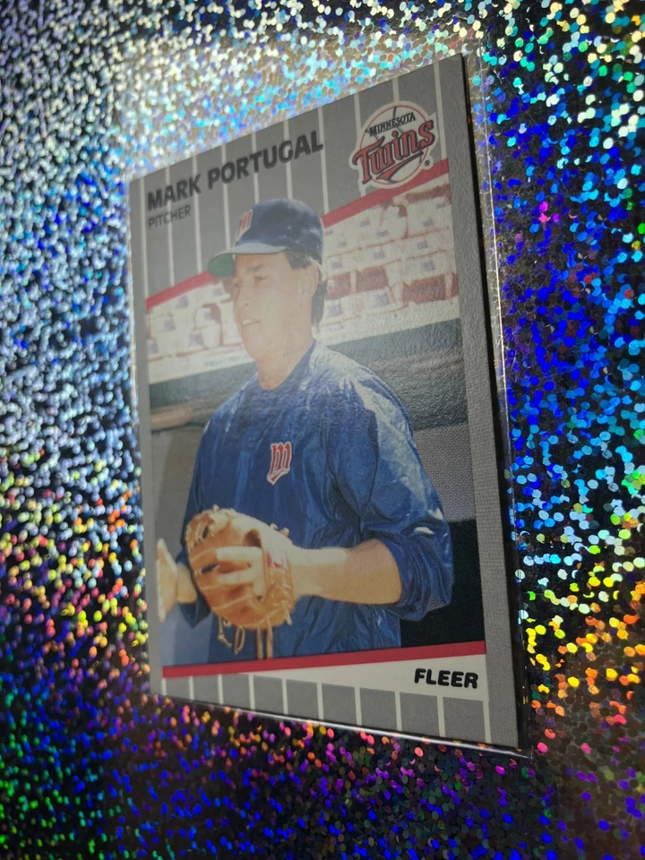 1989 Fleer Baseball Base 123 Mark Portugal - Image 4 of 4