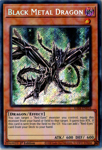 Black Metal Dragon (Secret Rare) RA04-EN016 NM