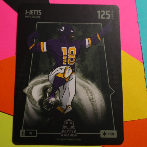 J-JETTS 2025 Bo Jackson Battle Arena Alpha Update #132 Justin Jefferson Steel