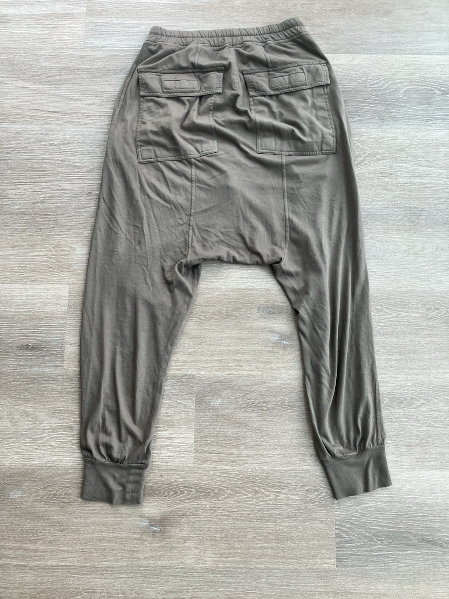 Rick Owens DRKSHDW Prisoner Pants XS Dust Drop Crotch Drawstring