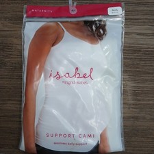Isabel Maternity by Ingrid Isabel Belly Support Seamless Camisole M/L WHITE